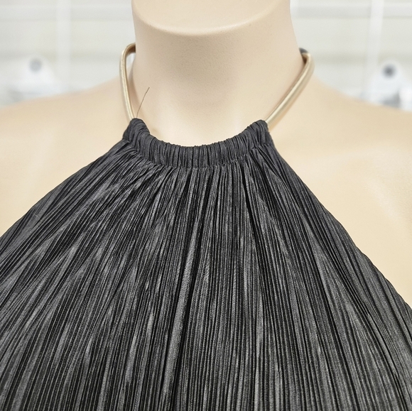 LAUNDRY by SHELLI SEGAL Ring Neck Blouson Dress Size 12 - Picture 5 of 8